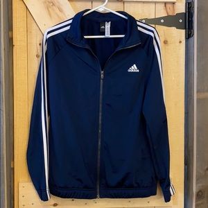 Adidas Three Stripe Zip-Up